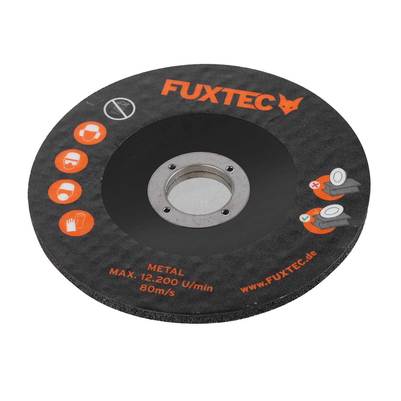 Original FUXTEC grinding discs / roughing discs set of 5 - for cordless 20V angle grinder FX-E1WS20